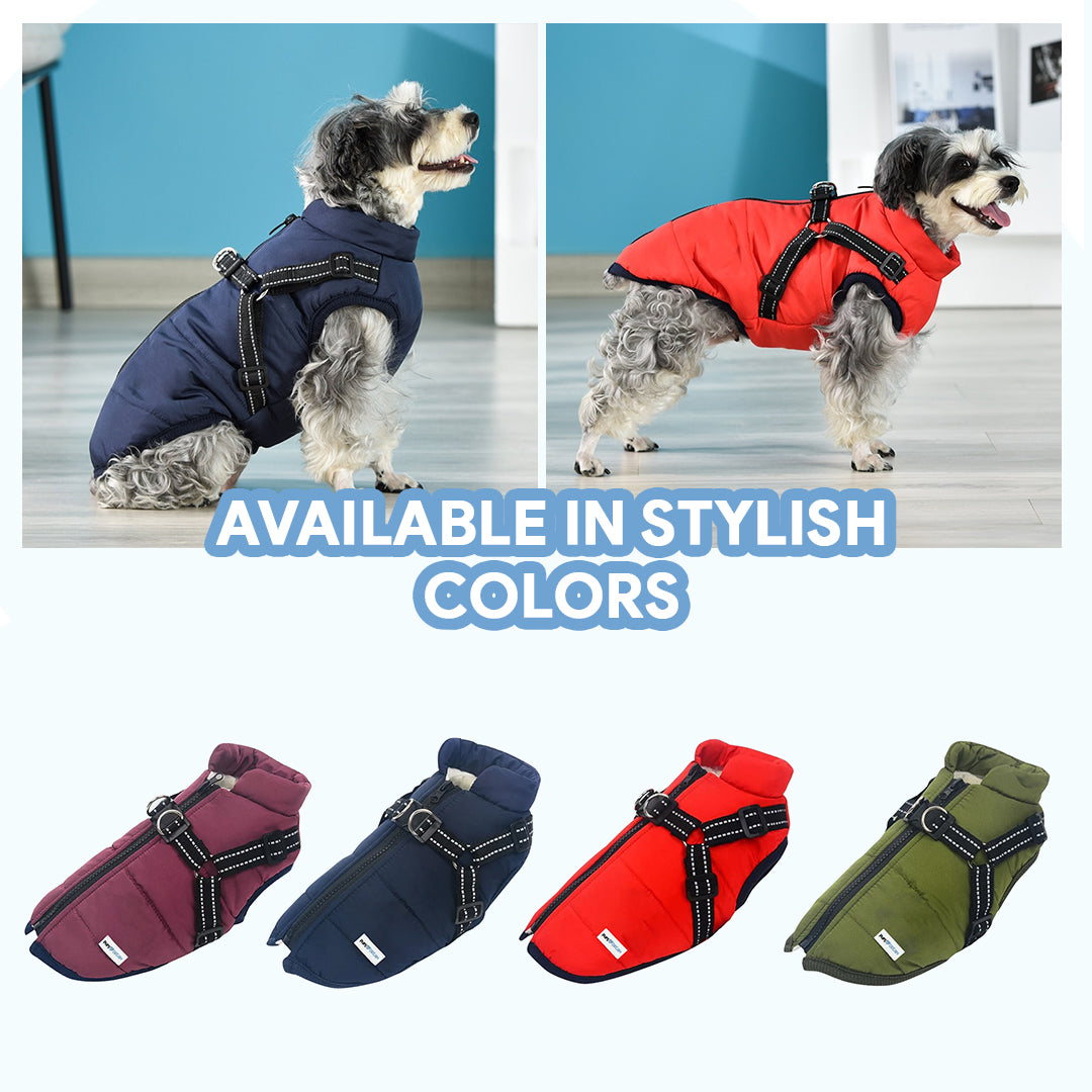 Waterproof Dog Fleece Winter Coat